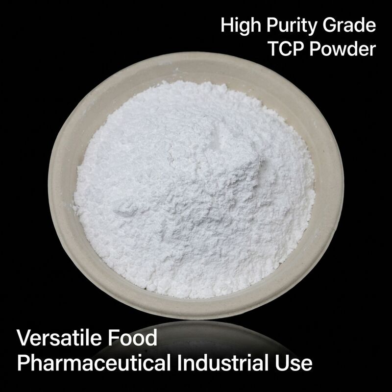 High Purity Micronized Tricalcium Phosphate Powder (TCP) with Neutral to Slightly Alkaline pH for Food and Pharmaceuticals